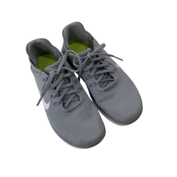 Nike Flex RN Women Running Shoes Size 8 Lightweight Mesh Lace-Up Gray & White - Picture 14 of 16